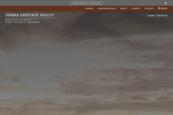 Carolina theme site design template sample