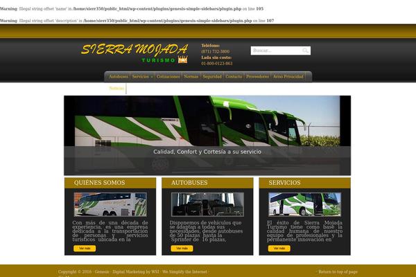 WSI genesis theme site design template sample