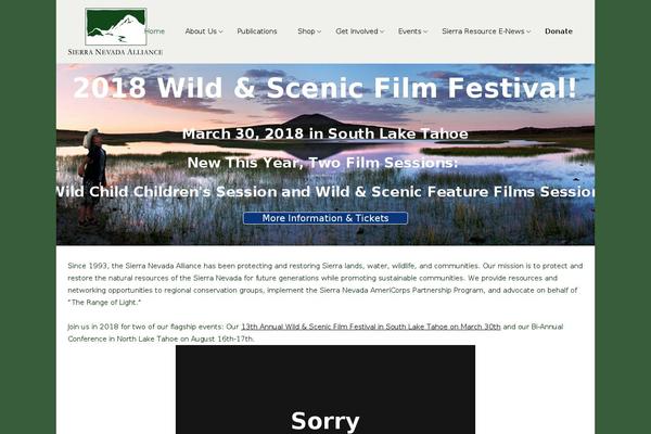 sierranevadaalliance.com site used Satellite-1.2