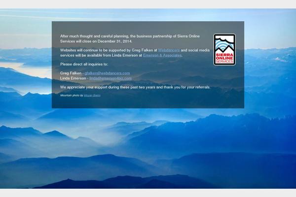 Sos theme site design template sample