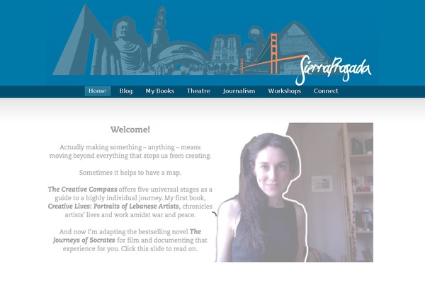 Inspire theme site design template sample