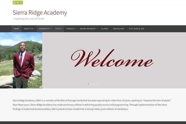 Nirvana theme site design template sample