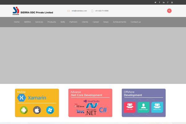 Site using Metro-visual-builder plugin