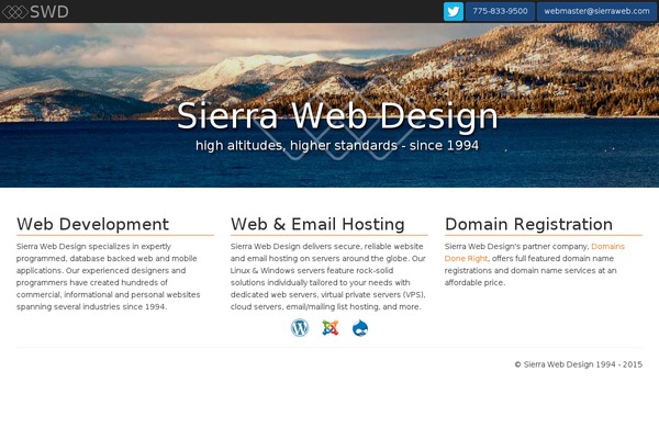 sierraweb.com site used Wendy