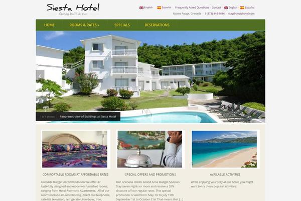 Leonardo theme site design template sample