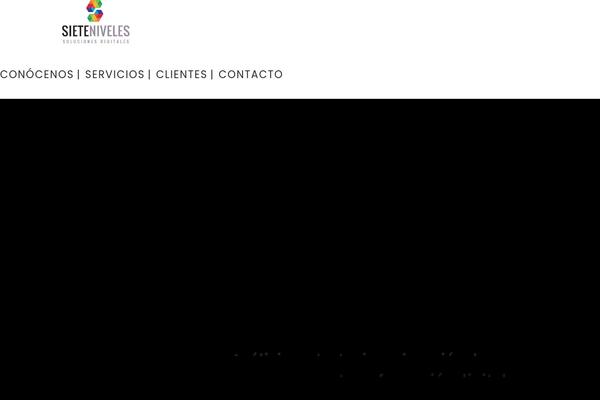 Waves theme site design template sample