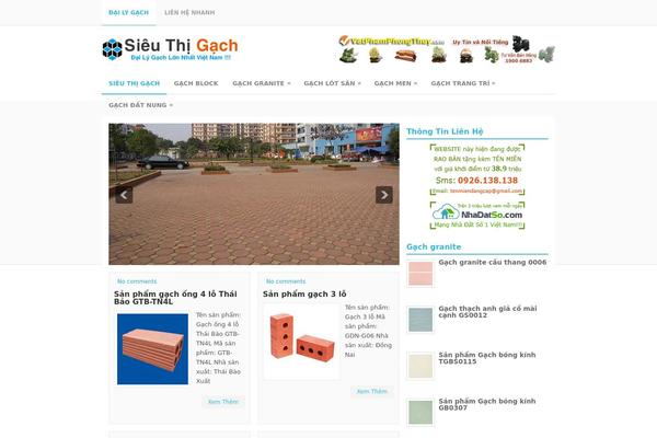 Smart theme site design template sample