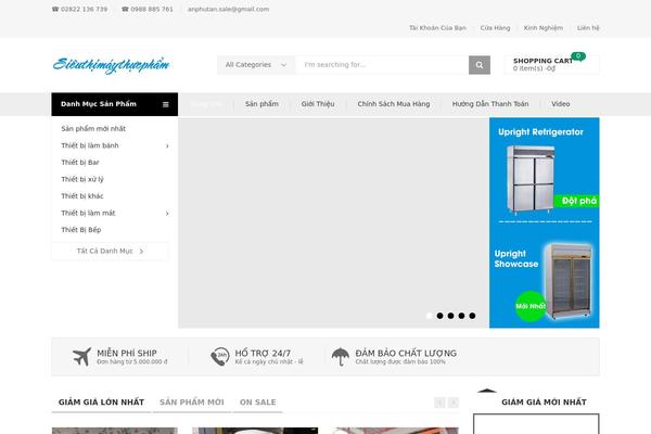 Site using Kuteshop-toolkit plugin