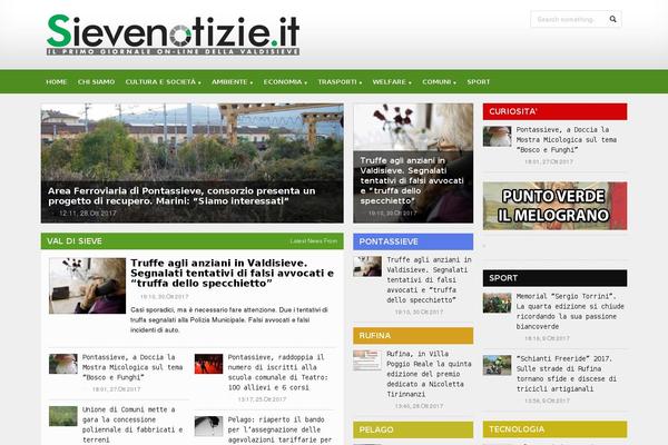 Allegro theme site design template sample