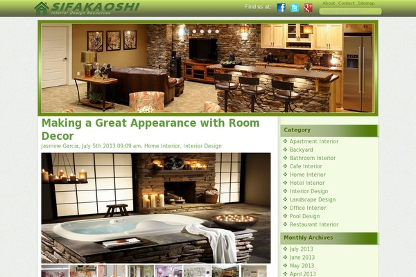 Begin theme site design template sample