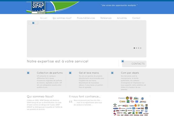 Vulcan theme site design template sample