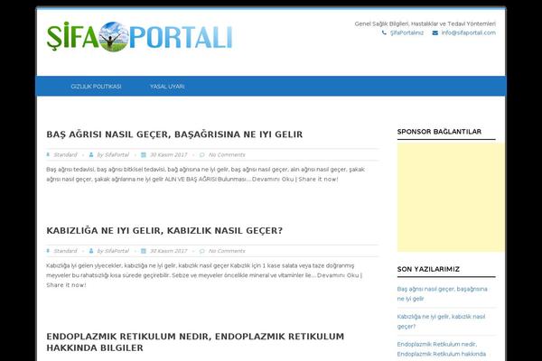 Felicity theme site design template sample