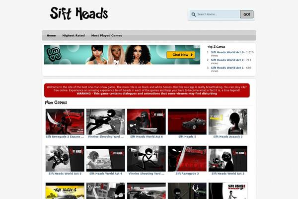 Durus theme site design template sample