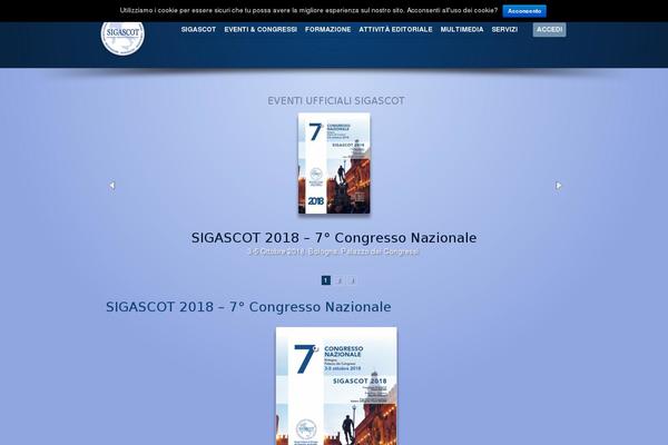Site using Widgets on Pages plugin
