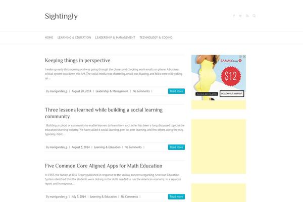Attitude theme site design template sample