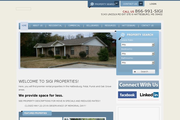 sigiproperties.com site used Denali-3.0.0