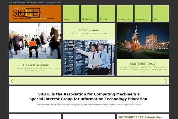 Metro theme site design template sample