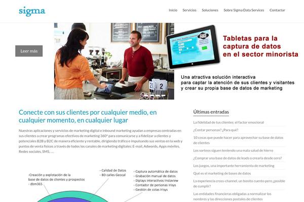 Spacious theme site design template sample