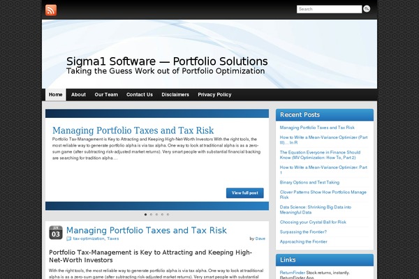 Site using Oxygen plugin