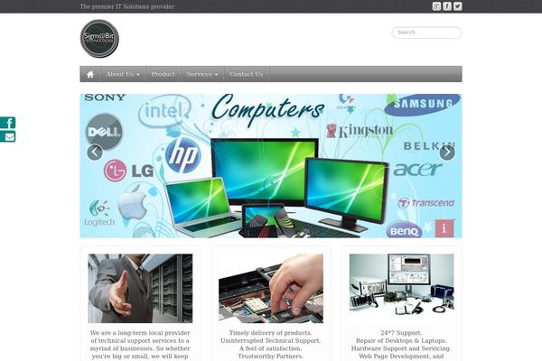 iFeature theme site design template sample