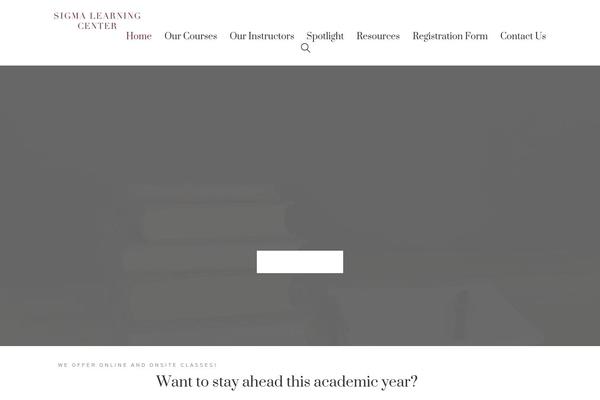 Kalium theme site design template sample