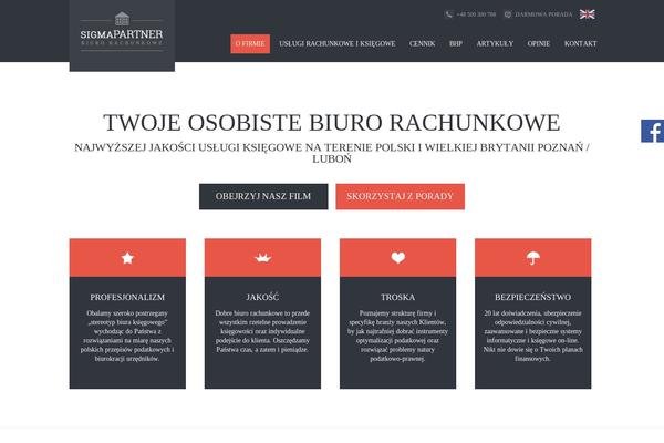 Site using Soslider-social-slider plugin