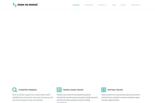 Sigma theme site design template sample