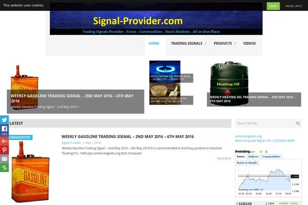 signal-provider.com site used Point