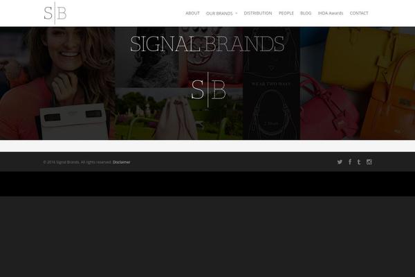 Salient theme site design template sample