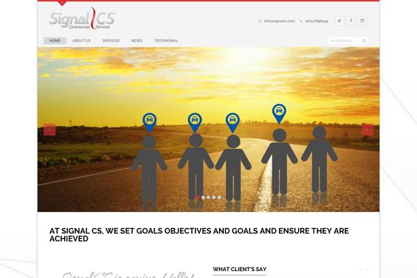 Official theme site design template sample