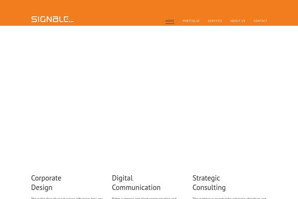 signale.com site used X-child-theme