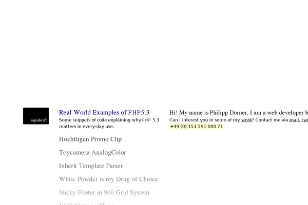 Site using Audio Player plugin