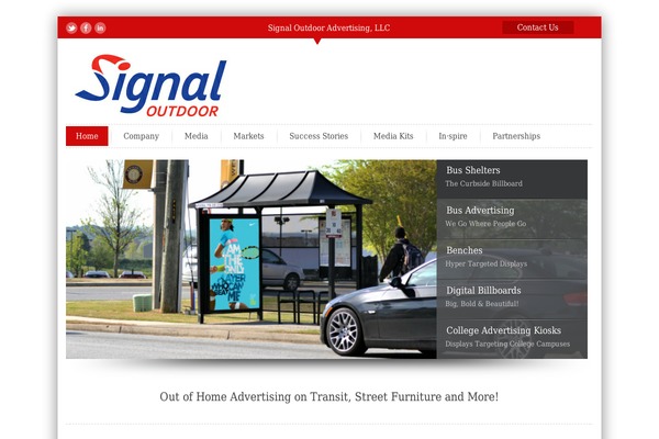 InfoWay theme site design template sample