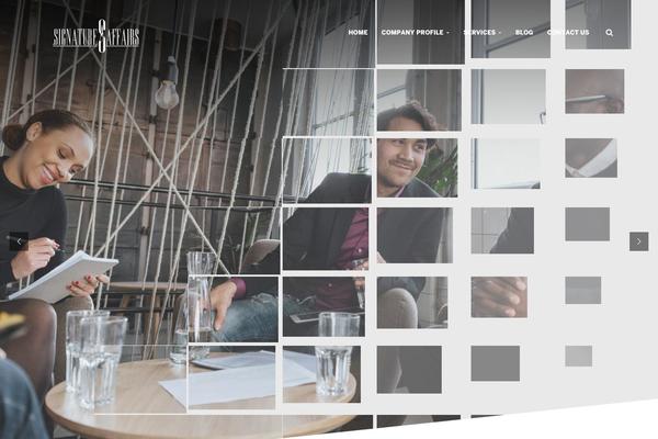 Zero theme site design template sample