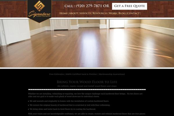 signaturecustomflooring.com site used Signature