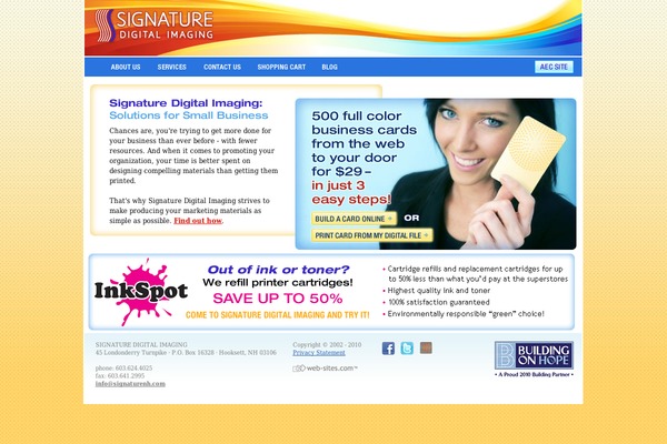 signaturedigitalimaging.com site used Digg