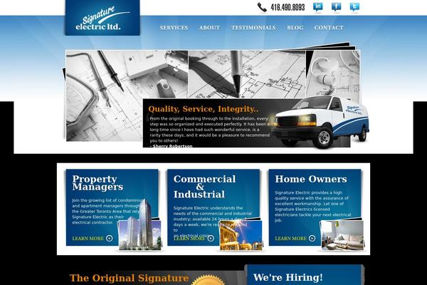 Se theme site design template sample