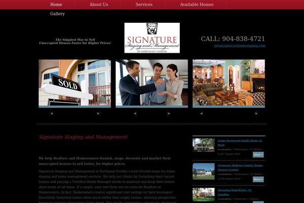 signaturehomestaging.com site used Signature