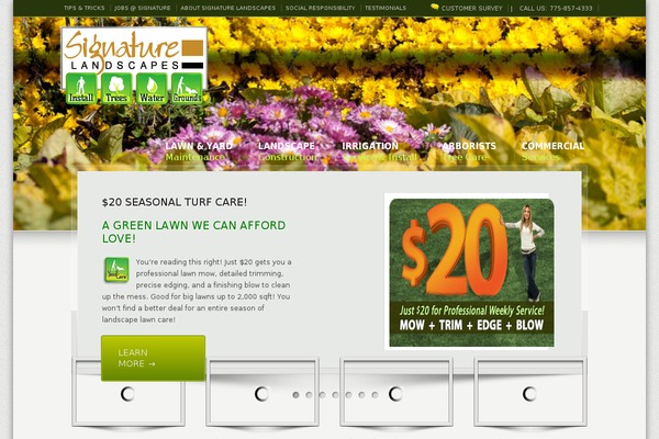 Karma theme site design template sample