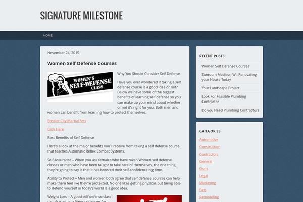 Modern Estate theme site design template sample