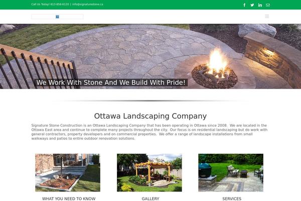 Site using Weather Underground plugin
