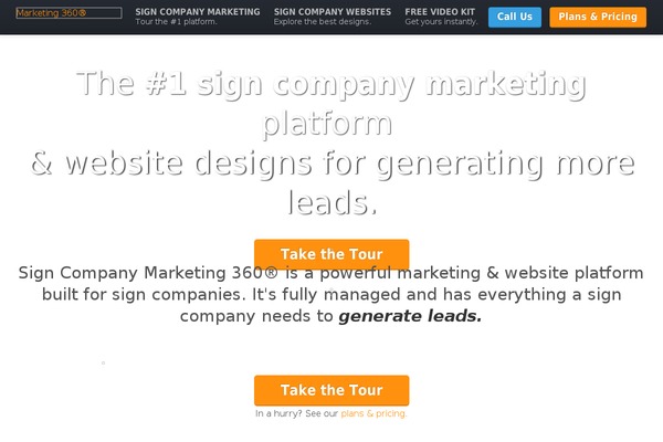 Marketing360-vertical theme site design template sample