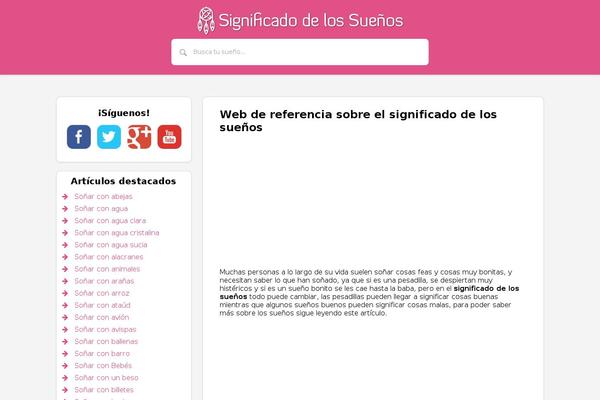 significadodelossuenoss.com site used Bricoseo