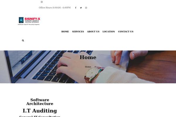 signifyx.com site used Spintech