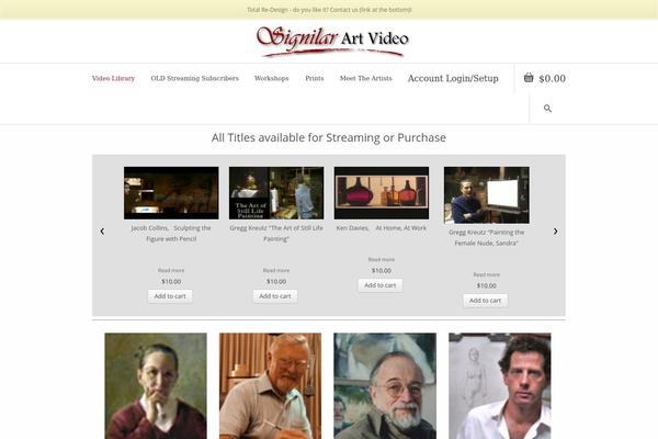 Site using WooCommerce HSS Extension for Streaming Video plugin