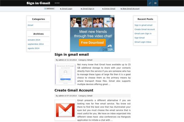 WordPress website example screenshot