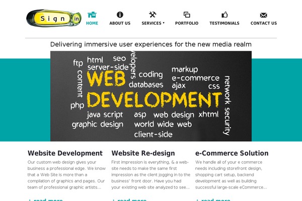 Daisho theme site design template sample