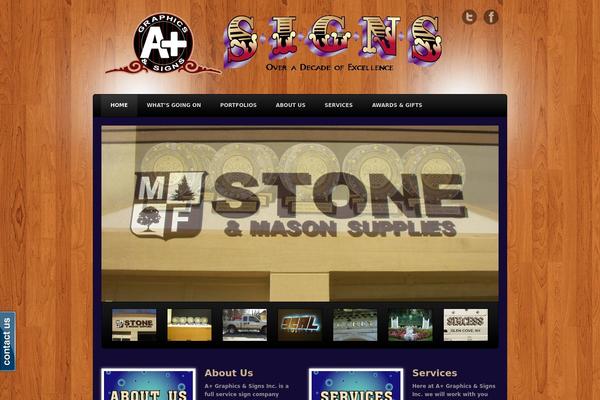 Inspired theme site design template sample