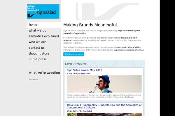 Sandbox theme site design template sample