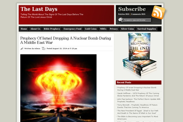 ModXBlog theme site design template sample